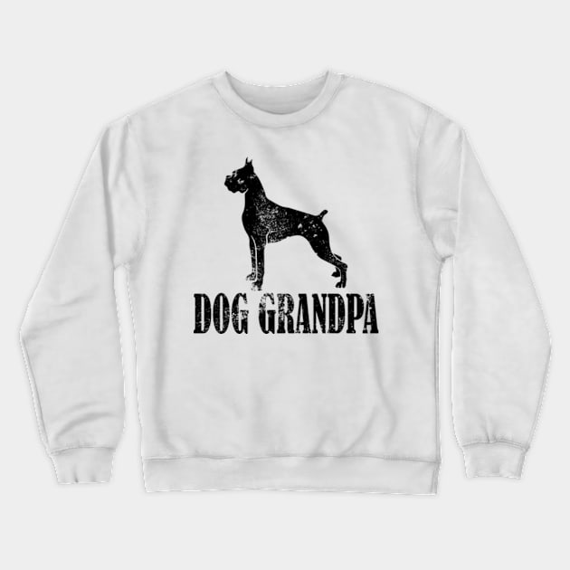 Boxer Dog Grandpa Crewneck Sweatshirt by AstridLdenOs